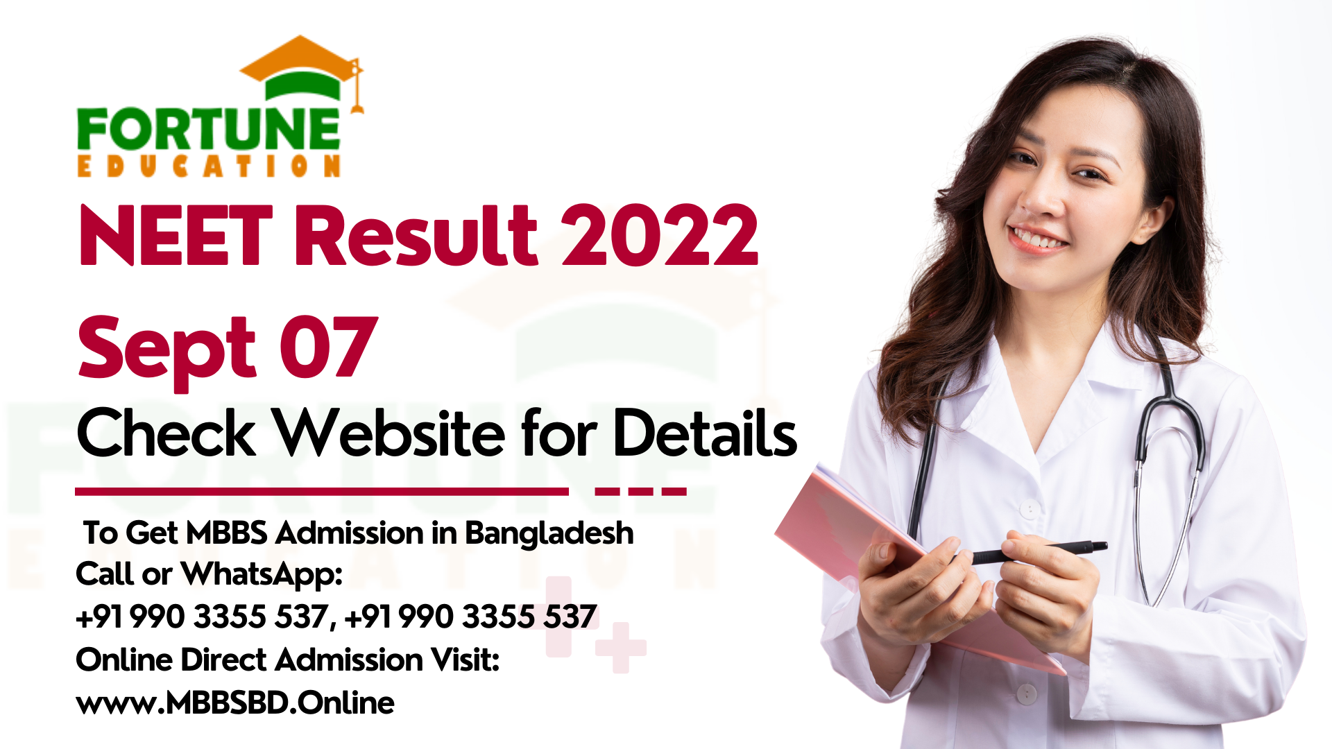 NEET Result 2023 Fortune Education