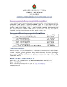 MBBS Fees Structure in Bangladesh 2026