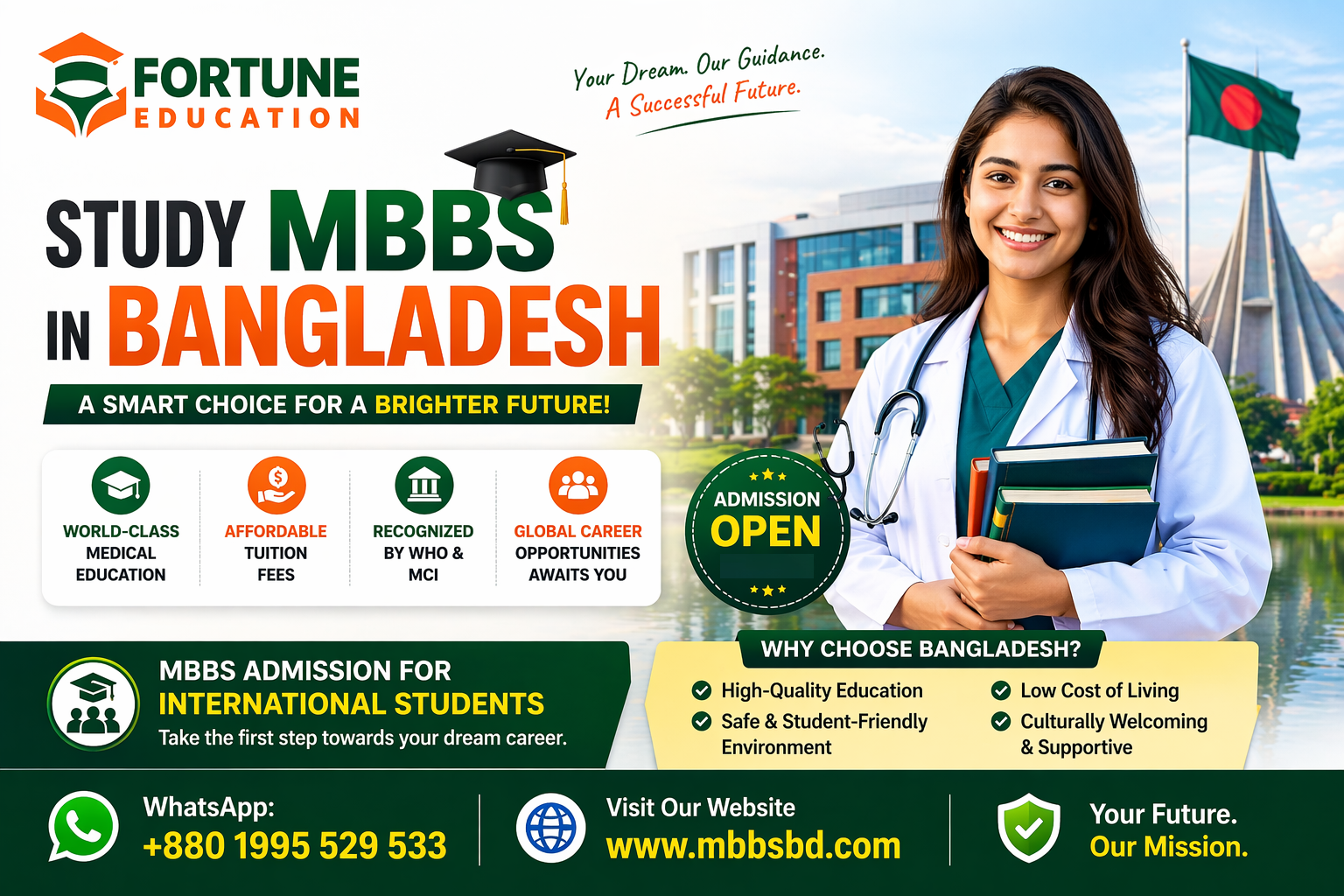 Study MBBS in Bangladesh with 100% Authorized Guidance