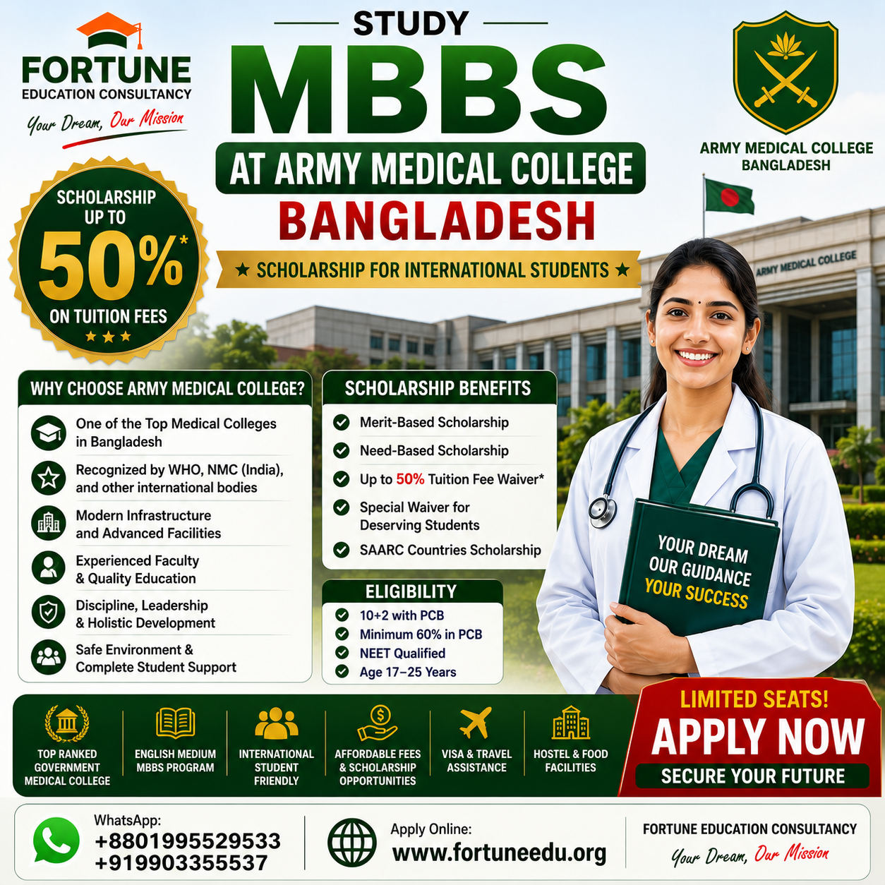 MBBS Admission at Army Medical College